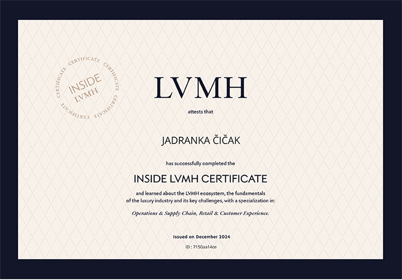 LVMH diploma